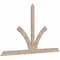 Ekena Millwork Richland Smooth Timber Gable Bracket, Douglas Fir, 108"W x 63"H x 1 1/2"D x 5 1/2"F, 14/12 Pitch GBW108X63X0206RIC00SDF - alternate 2